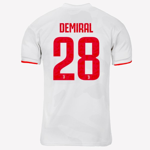 Camiseta Juventus NO.28 Demiral Segunda 2019-2020 Gris Blanco